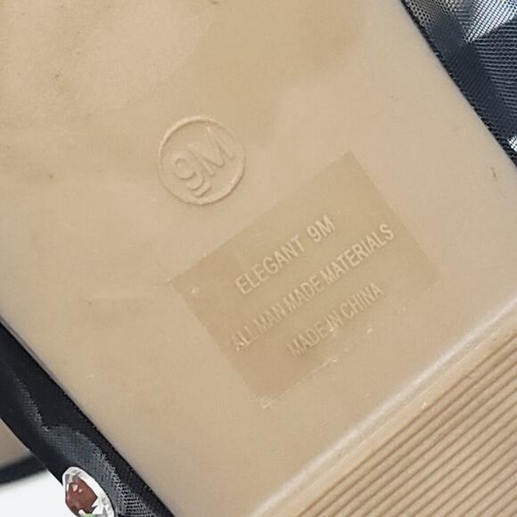 Cushionaire Flats Size 9 Womens Shoes Rhinestone Mary Jane Black Ballet Shoe - Picture 13 of 13